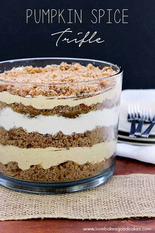 Did someone say Pumpkin Spice... in a trifle? Yes please!