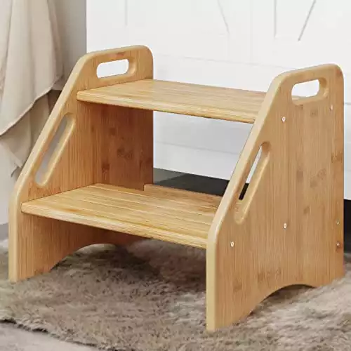 Wooden Step Stool for Kids