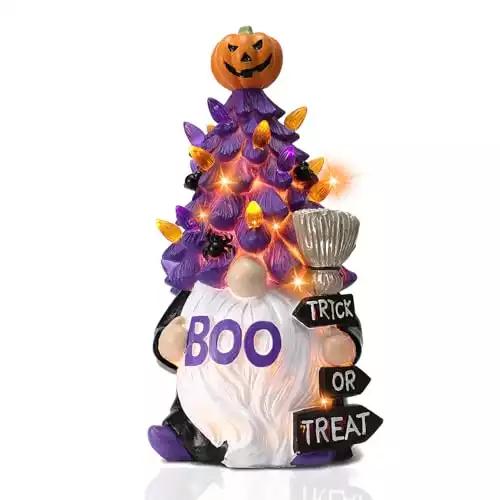 Halloween Gnome with LED Lights