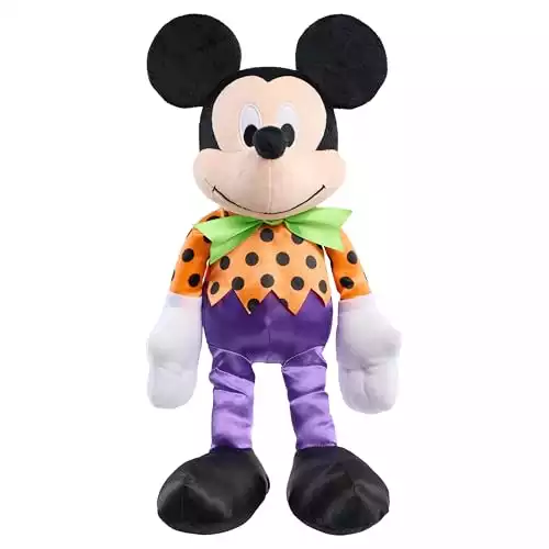 Disney 19-inch Large Halloween Plush Stuffed Mickey Mouse