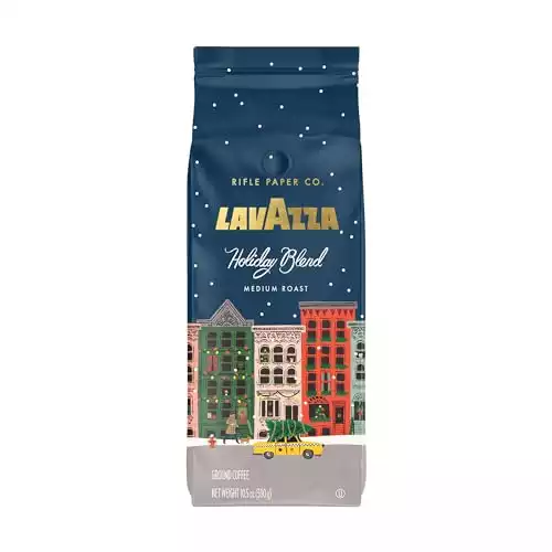 Lavazza + Rifle Paper Co. Holiday Blend Ground Coffee Medium Roast 10.5 oz. (Pack of 1)