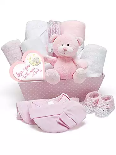 Newborn Girl Gift Basket