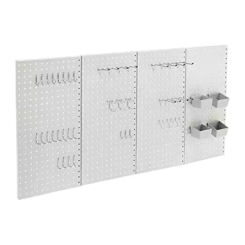 Amazon Basics Rectangular Metal Pegboard Kit