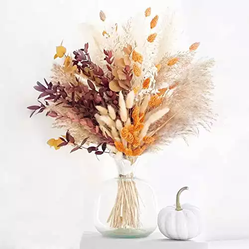 Pampas Grass Fall Flower Display