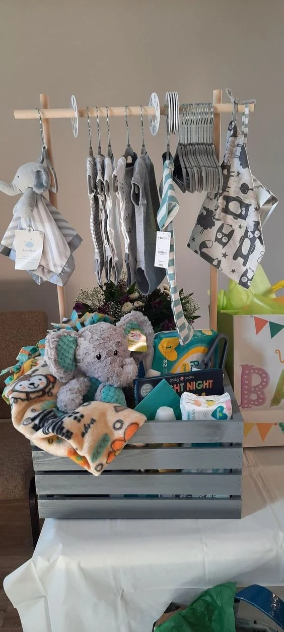 Looking for the perfect baby shower gift? Create a homemade baby boy gift basket filled with love and joy! Find inspiration for building a thoughtful and delightful gift that new parents will adore. 💙👶 #BabyBoyGifts #BabyShowerBasket #DIYBabyGifts