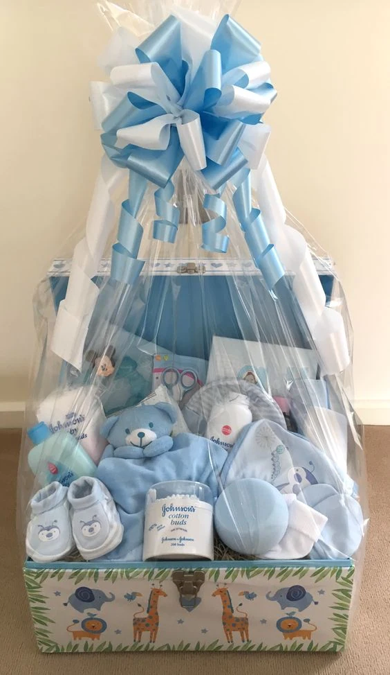 Welcoming a baby boy? 🎉 Celebrate this special moment with a personalized gift basket! Discover creative and thoughtful DIY baby shower gift basket ideas that will leave a lasting impression. From adorable onesies to cute toys, make your gift unforgettable. 👶💙 #BabyBoyGiftBasket #BabyShowerGift #DIYBabyGifts