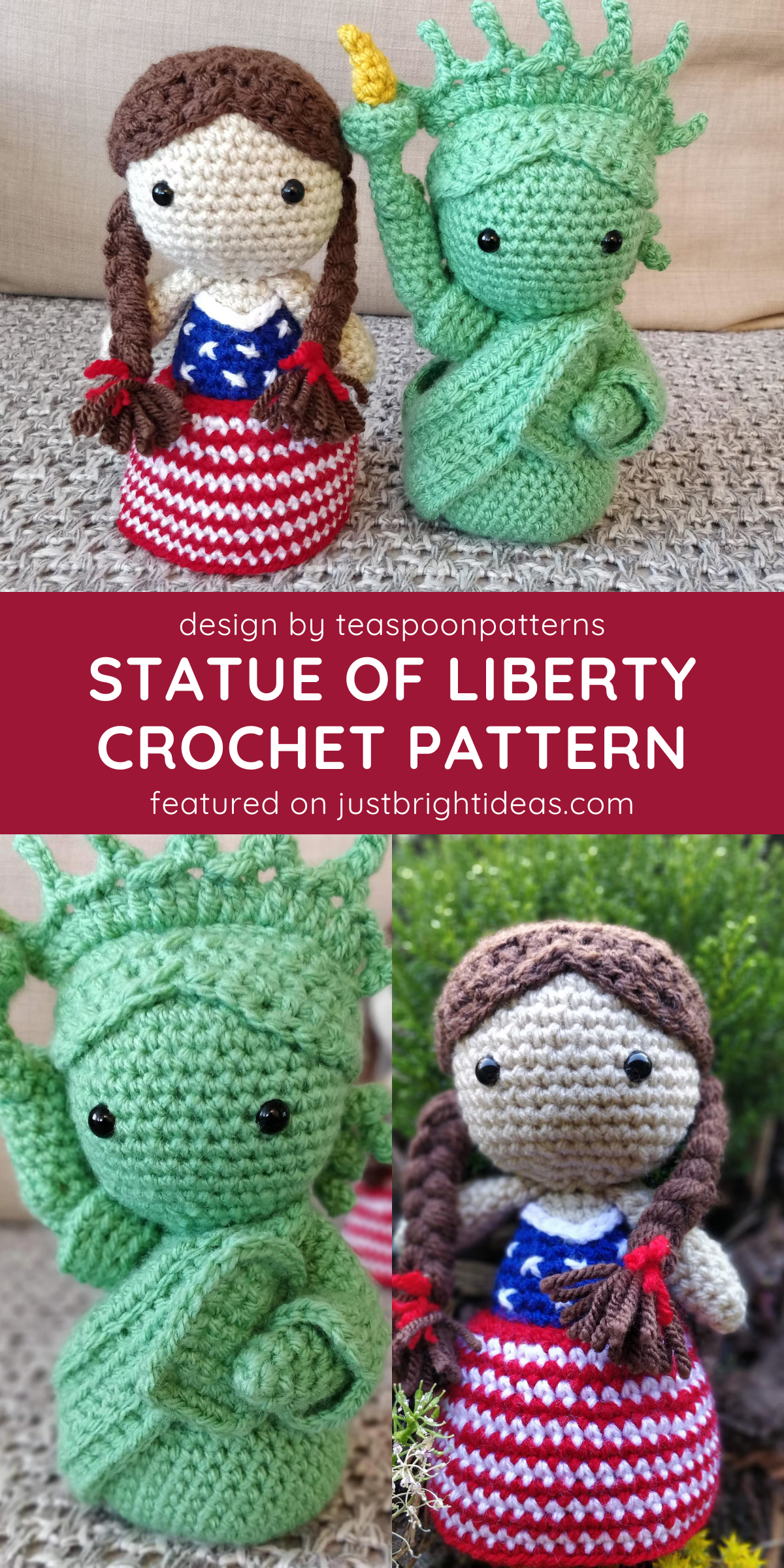 🗽❤️ "Craft your own mini Lady Liberty with this charming amigurumi pattern! A perfect way to celebrate Independence Day and showcase your crochet skills." 🧵🇺🇸
👀 Visit our post for the full pattern! 🔗