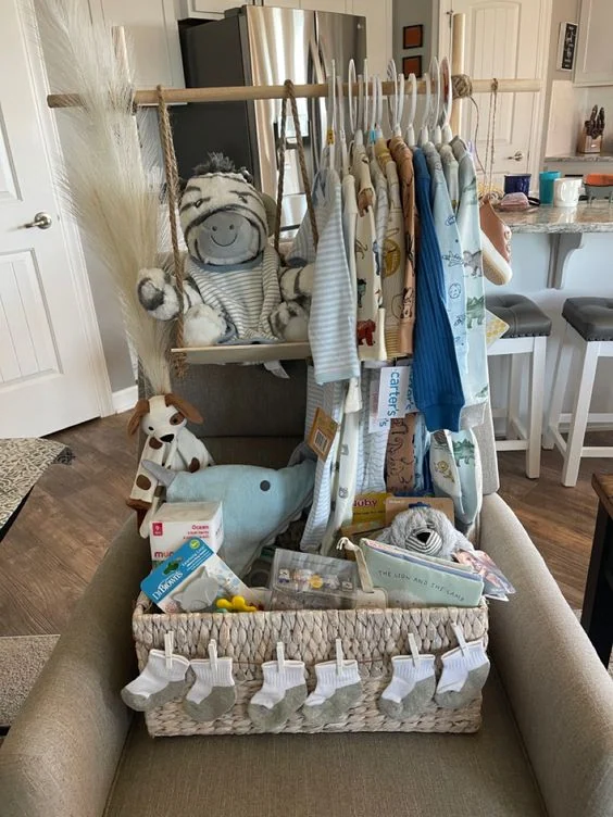 Looking for the perfect baby shower gift? Create a homemade baby boy gift basket filled with love and joy! Find inspiration for building a thoughtful and delightful gift that new parents will adore. 💙👶 #BabyBoyGifts #BabyShowerBasket #DIYBabyGifts