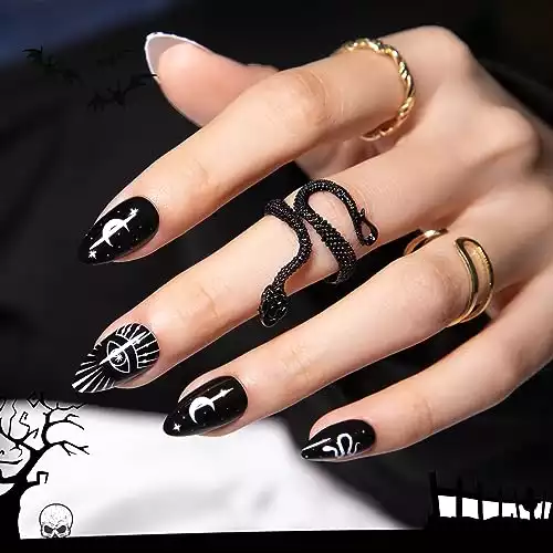 Halloween Press On Nails Short Almond