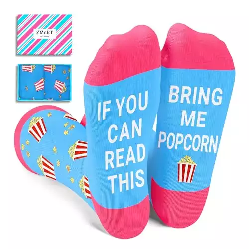 Movie Socks - Bring Me Popcorn