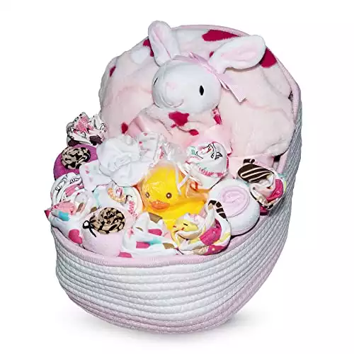 Bassinet New Baby Girl Gift Set