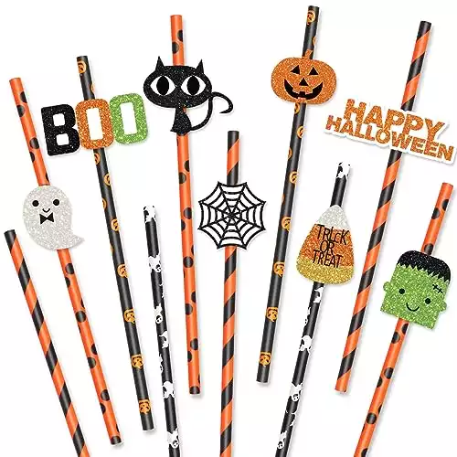 Halloween Paper Straws