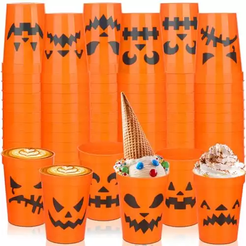 Halloween Jack O Lantern Cups