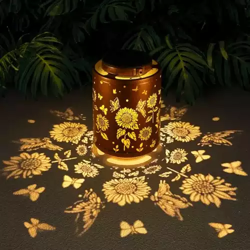 Solar Outdoor Butterfly Lantern