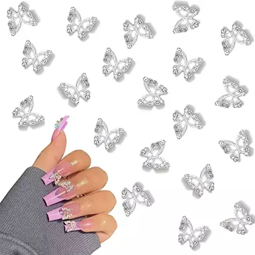 Butterfly Nail Charms