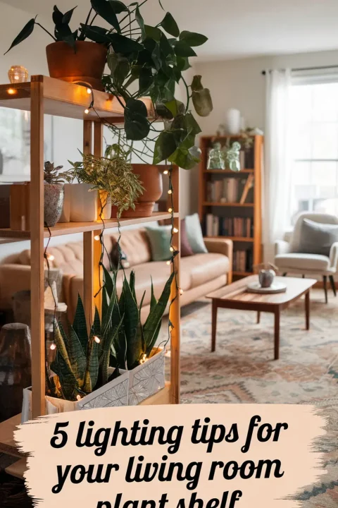 Help your plants thrive with the right lighting! Discover how to use natural light, grow lights, and creative placement to keep your plant shelf both stylish and functional. ?? #PlantCareTips #PlantShelfIdeas #IndoorPlants #LightingIdeas #StylishSpaces