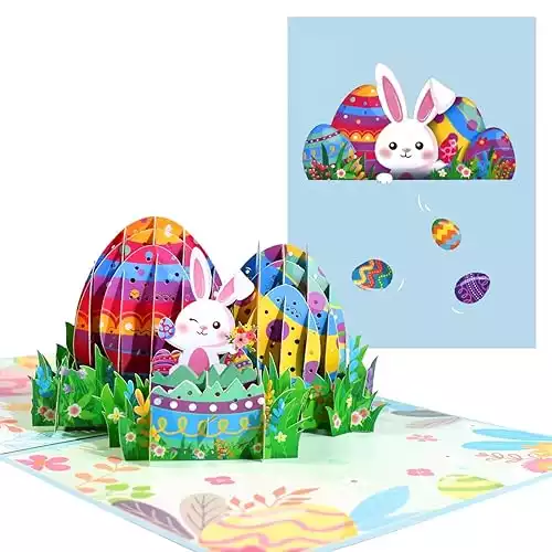 Easter Eggs Pop Up Card