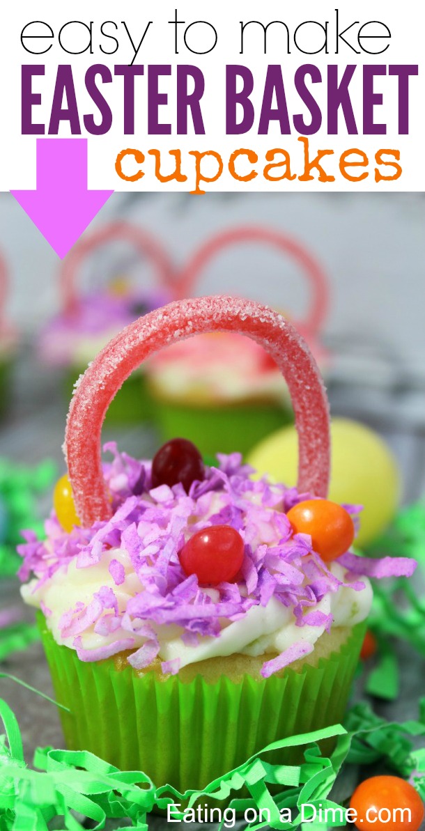 Easter Basket Cupcakes