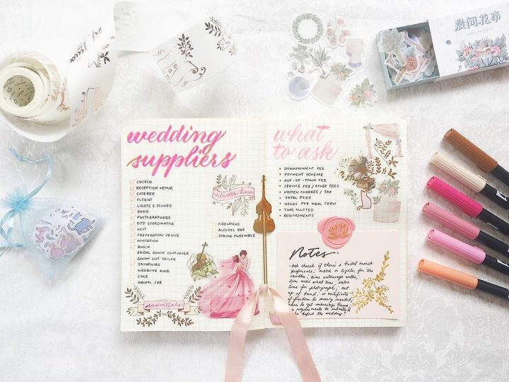 Wedding Bullet Journal Ideas to Help Take the Stress Out of Planning ...