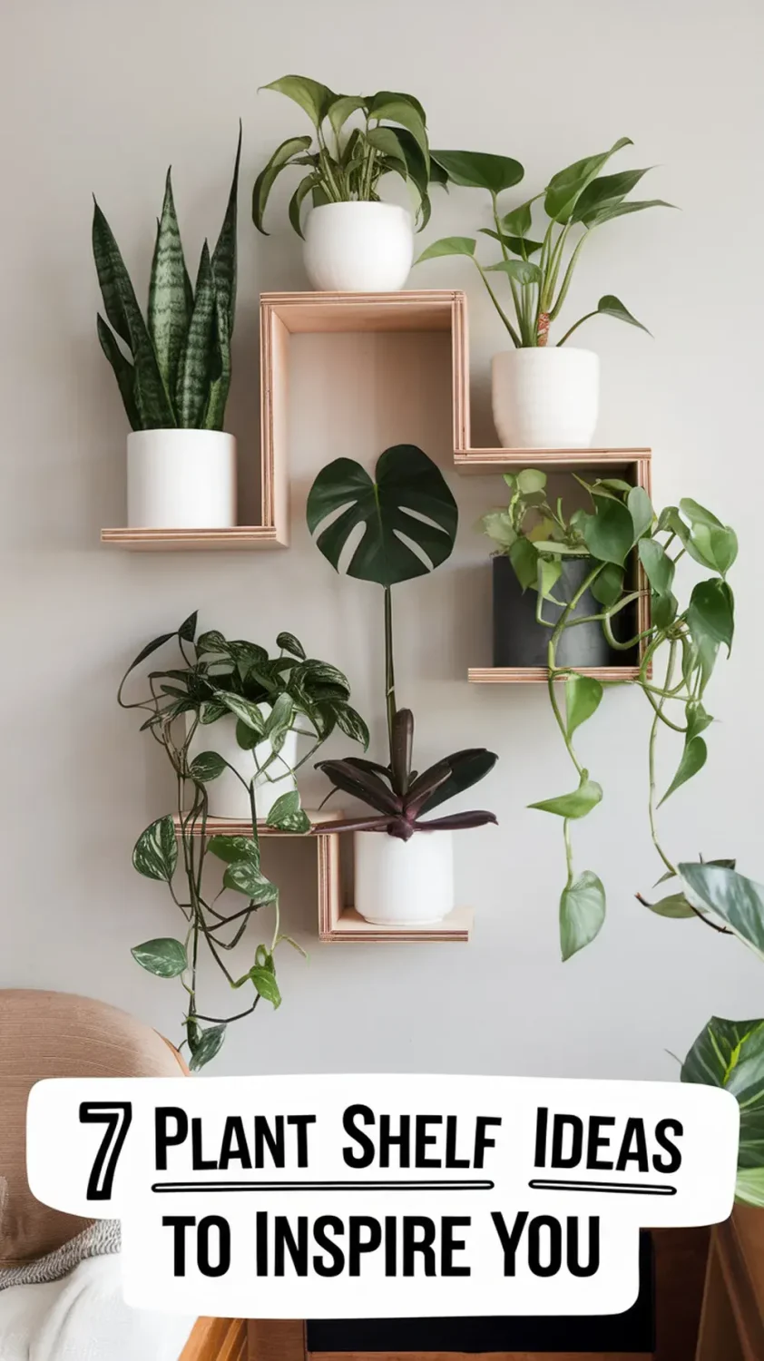 Create a lush, stylish display with these plant shelf ideas! From minimalist arrangements to vibrant, boho vibes, these designs will transform your space into a green sanctuary. ?? #PlantShelfInspo #IndoorPlants #HomeDecorIdeas #StylishSpaces #PlantLovers