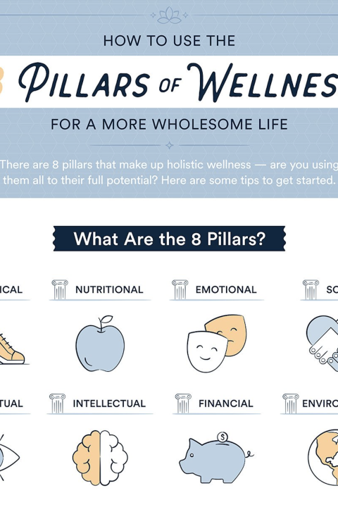 Click through to find out more about the 8 pillars of wellness with tips to get started today!