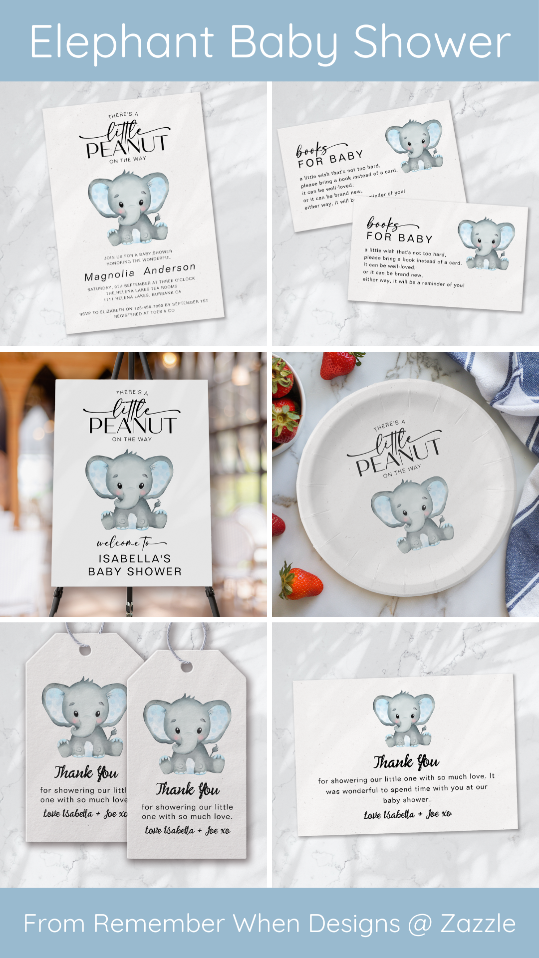 A little peanut is on the way—and it’s time to celebrate in the sweetest way! 🐘💙 An adorable elephant-themed baby shower is perfect for a baby boy, with cute blue decor, peanut-inspired treats, and charming party ideas to make the day unforgettable. #ElephantBabyShower #BabyBoyShower #LittlePeanutTheme