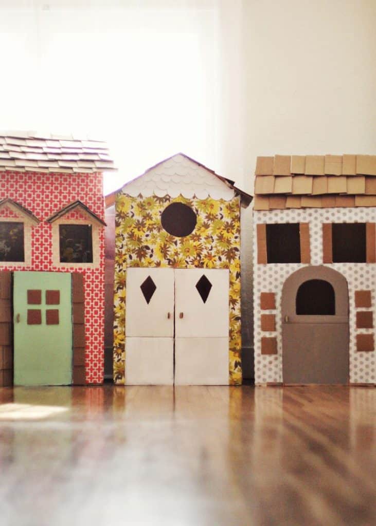 A Whole Street of Cardboard Playhouses