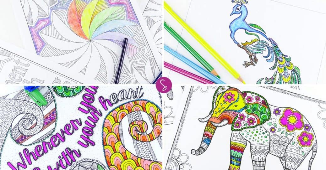 Amazing Adult Coloring Books: Free Printable Pages to Try Right Now!
