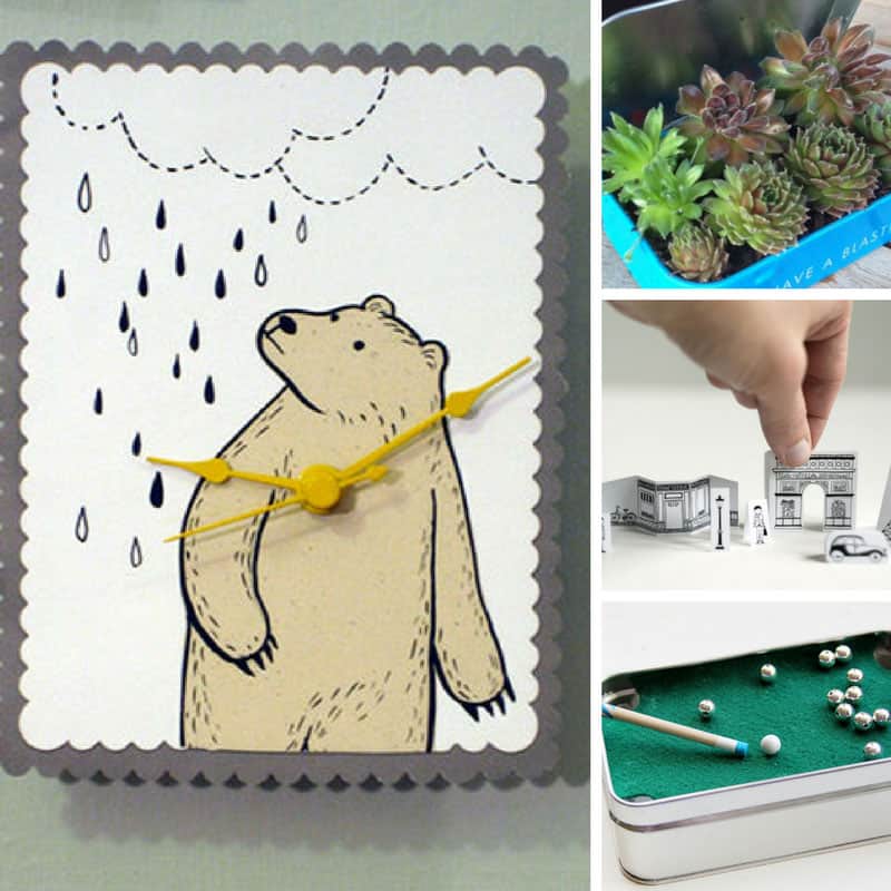 These altoid tin crafts are so clever - I love that clock! Thanks for sharing!