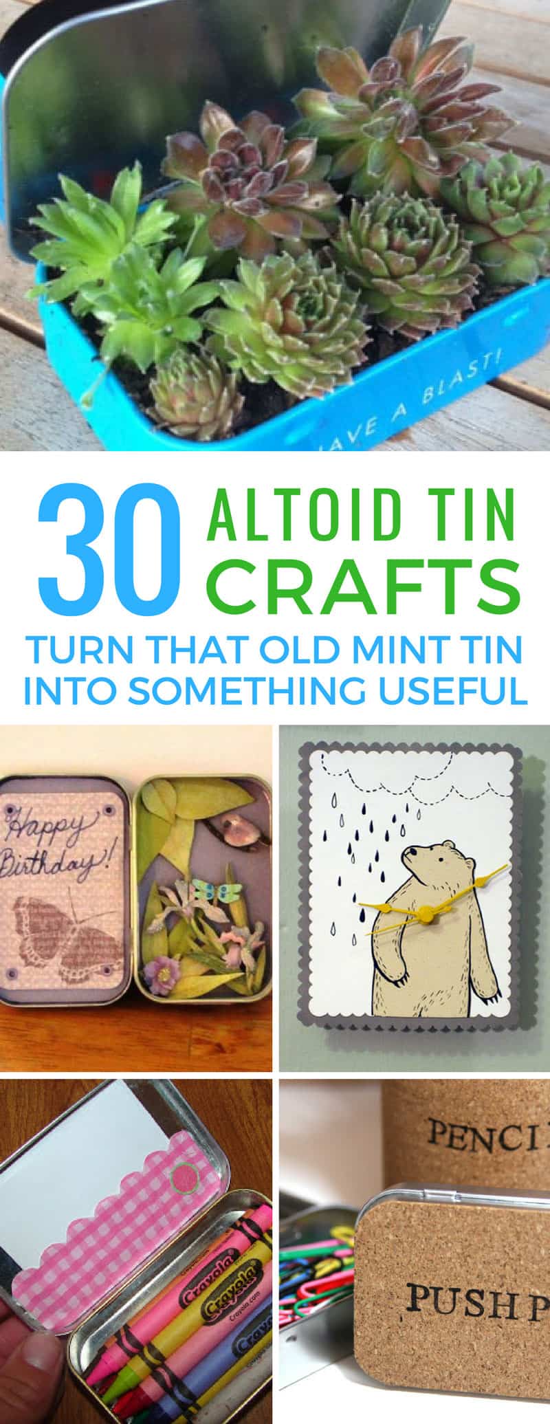 Altoids Tin Projects {Crazy genius things you can do with an empty tin!}