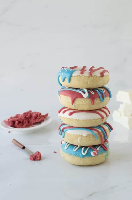 American flag donuts