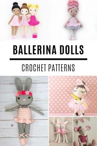 These amigurumi ballerina dolls are so SWEET and the crochet patterns are easy to follow!