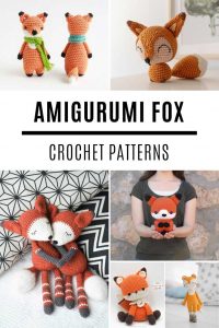 How SWEET are these amigurumi fox dolls? So many crochet patterns to try!