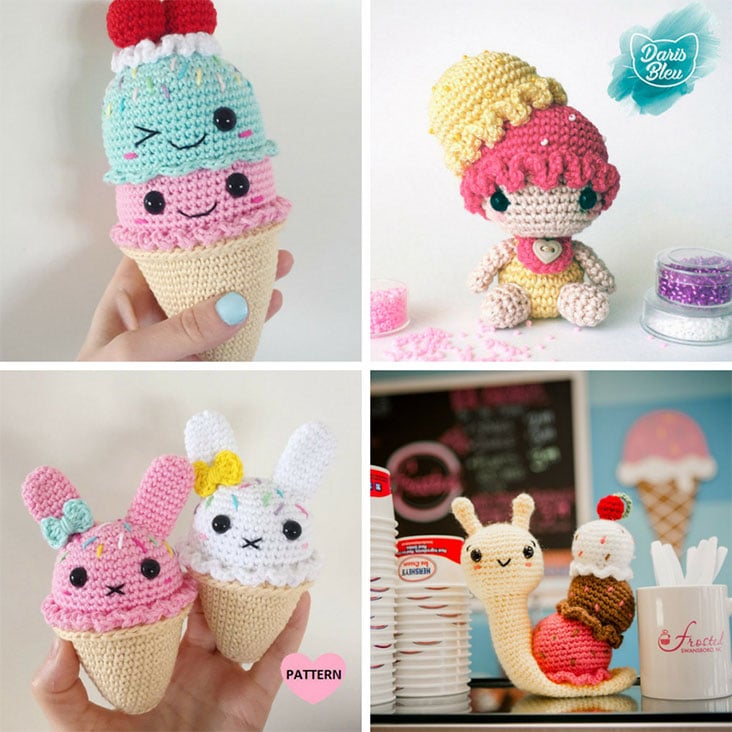 Pattern: Tiny Ice Cream – Crochet Collections