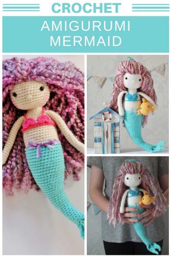 Amigurumi Mermaid Crochet Pattern {She's totally adorable!}