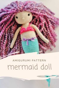 This amigurumi mermaid is FABULOUS and the crochet pattern is easy to follow!