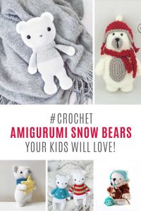 OMG these amigurumi polar bears are so sticking cute!