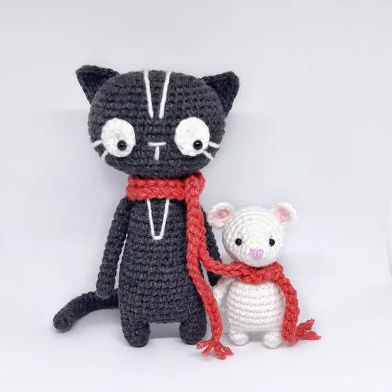 Amigurumi Cat and Mouse Pattern