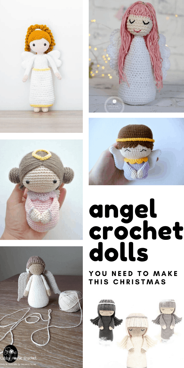 Loving these sweet angel crochet dolls. They'll make wonderful gifts this Christmas!