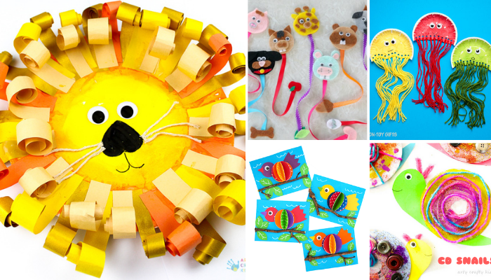 Animal Crafts Ideas for Kids to Do At Home