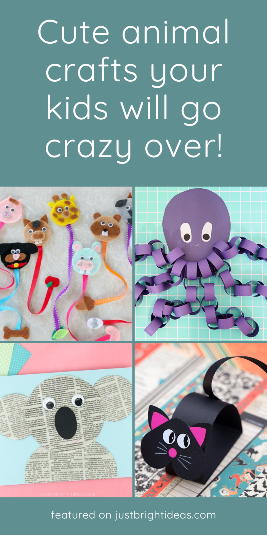 🐾 Your kids will love getting creative  with these adorable and easy-to-make animal crafts. Perfect for children of all ages - and grownups too! 🎨✨