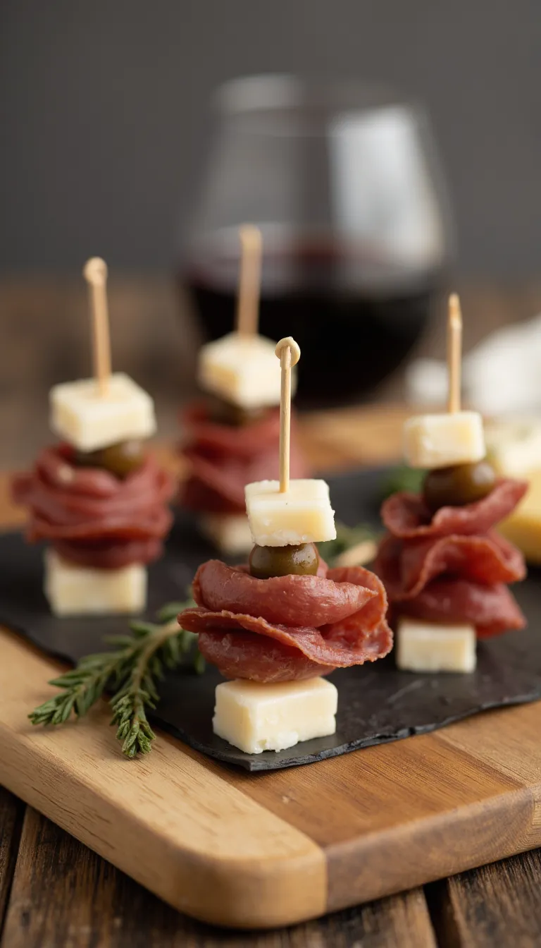 These Antipasto Picks are no-fuss, flavorful toothpick appetizers that are always a crowd favorite at summer parties.
