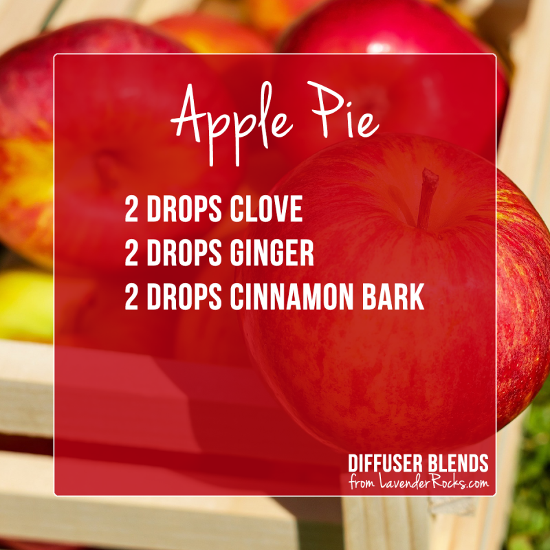 Apple Pie - for more Fall diffuser blends visit justbrightideas.com