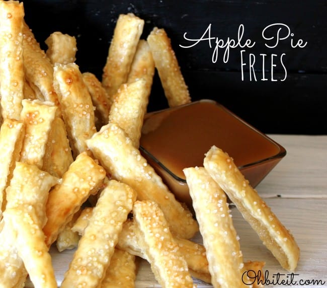 Oh my oh my, I've seen it all now, but these apple pie fries look mouth wateringly good.