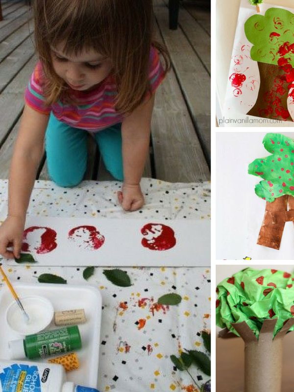 Loving this Apple Tot School unit plan - we're going to have so much fun with these crafts and activities!