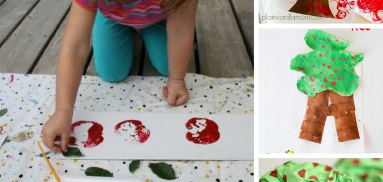 Loving this Apple Tot School unit plan - we're going to have so much fun with these crafts and activities!