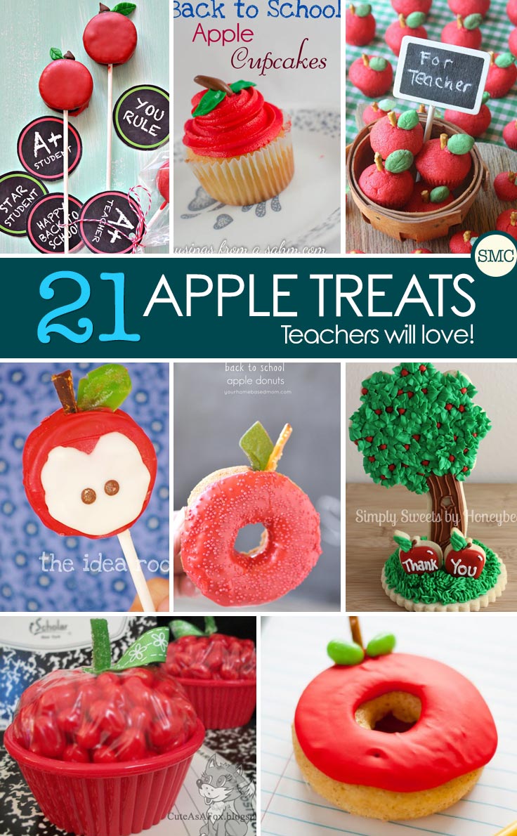 Oh these apple treats are so cute! I'm going to make for an after school snack! Click on the image to see them all...