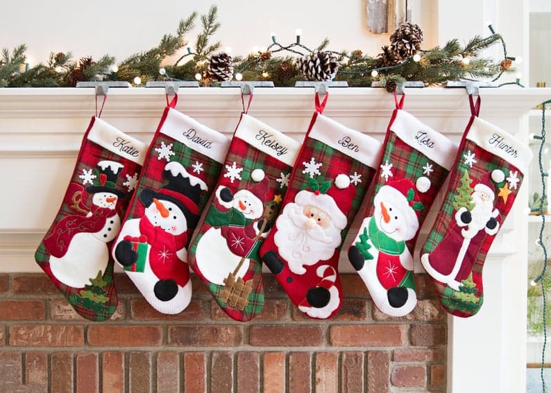 Applique Christmas Stockings