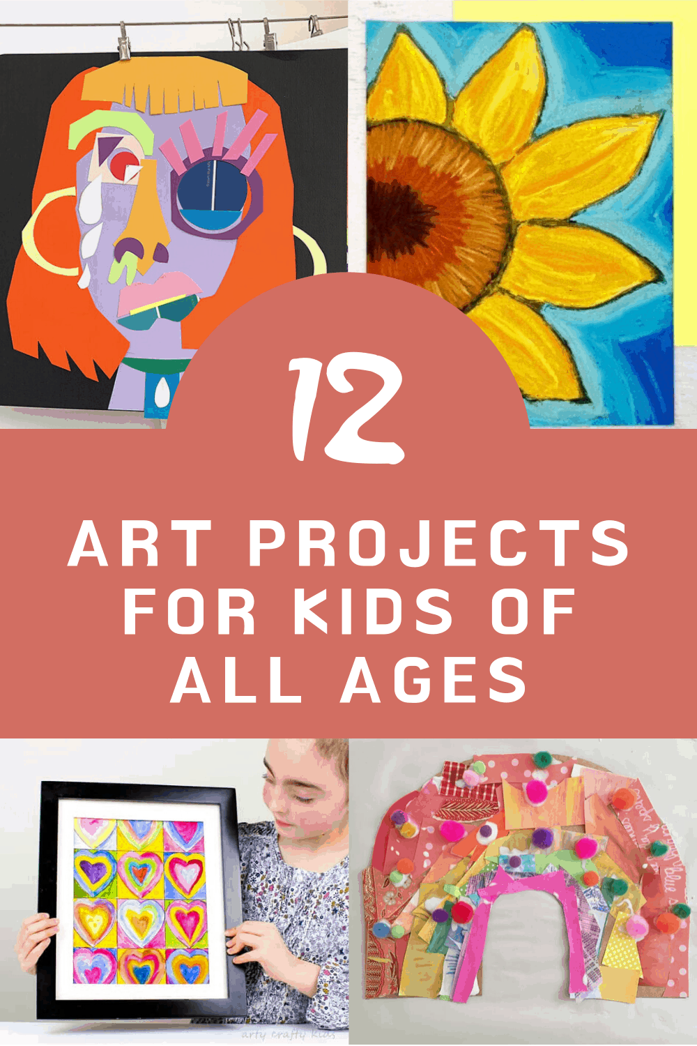 These art projects are perfect for kids of all ages. Inspired by Monet and Picasso you'll find ideas for collage, painting and drawing