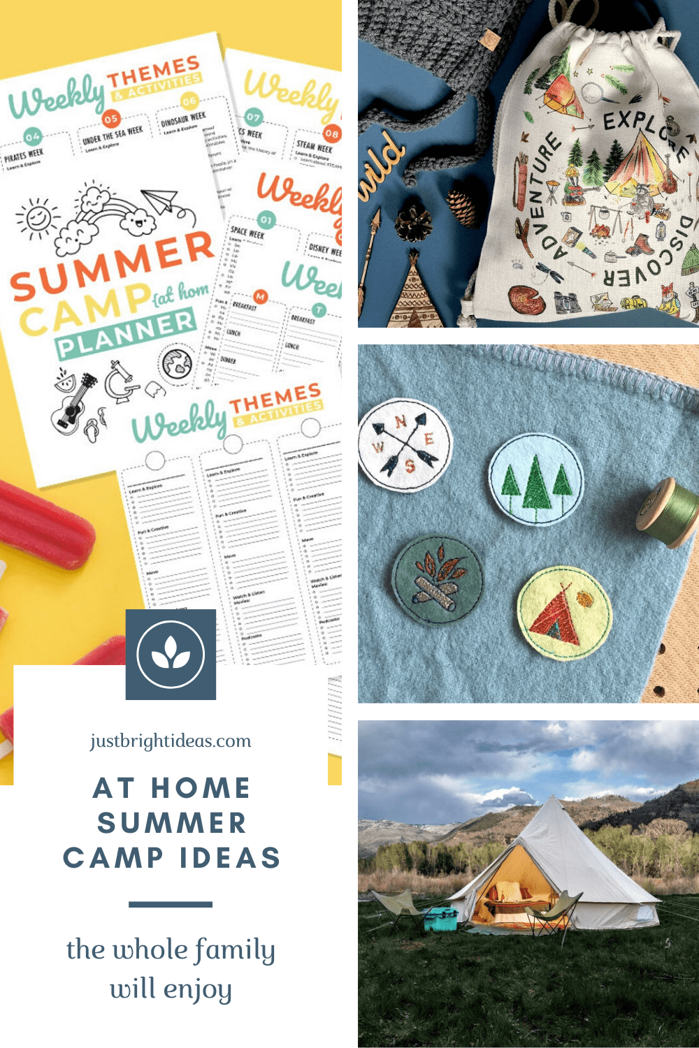 Are you thinking about planning an at home summer camp this year? Check out these fun activities for kids of all ages